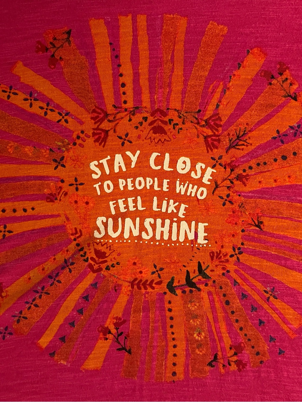 Natural Life fuchsia Sunshine shirt - Picture 2 of 7